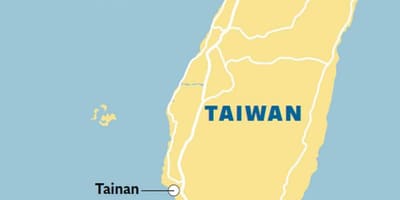 Taívan tainan kort